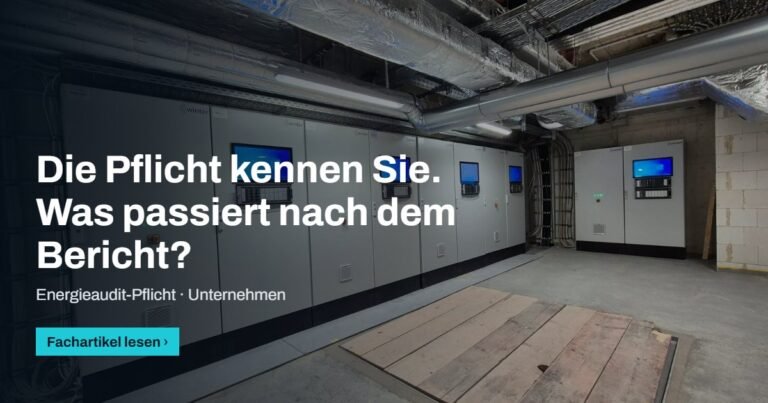 Titelbild zum Fachartikel: Energieaudit-Pflicht: Gilt der 11. Oktober für uns – und was passiert nach dem Bericht?
