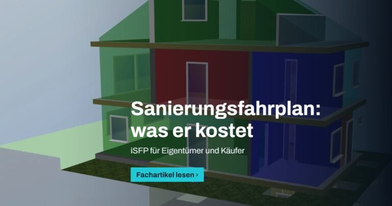 Titelbild zum Fachartikel: Was kostet ein Sanierungsfahrplan? Kosten, Zuschuss und was Sie dafür bekommen